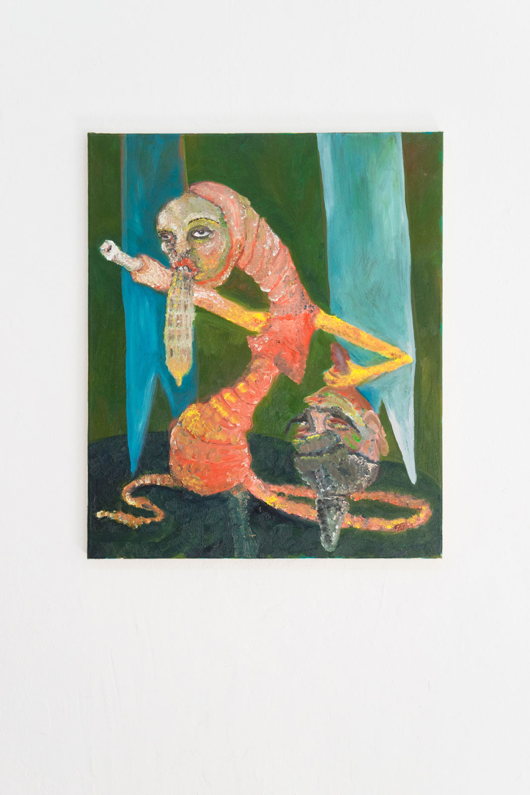 Joseph Geagan, Bone Frau, 2018, Oil on canvas, 60 x 50 cm