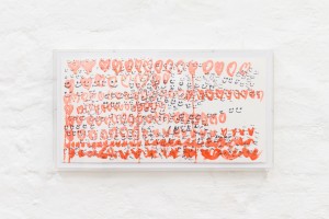 Amanda Burzić, (from the WASCHECHT series), 2019
Ink on paper, 20,7 x 37,7 cm (framed)